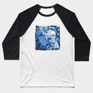 Blue hydrangea flowers. Baseball T-Shirt